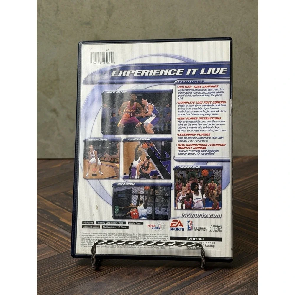 NBA Live 2001 EA Sports PlayStation 2 PS2 Complete